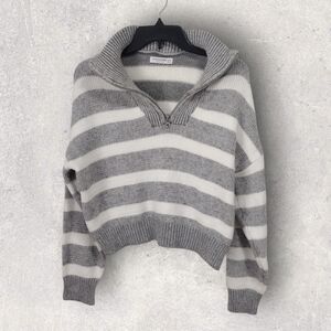 Stradivarius Women's Knit Striped Sweater Size Medium - NWOT
